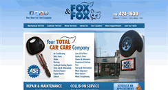 Desktop Screenshot of foxandfoxfw.com